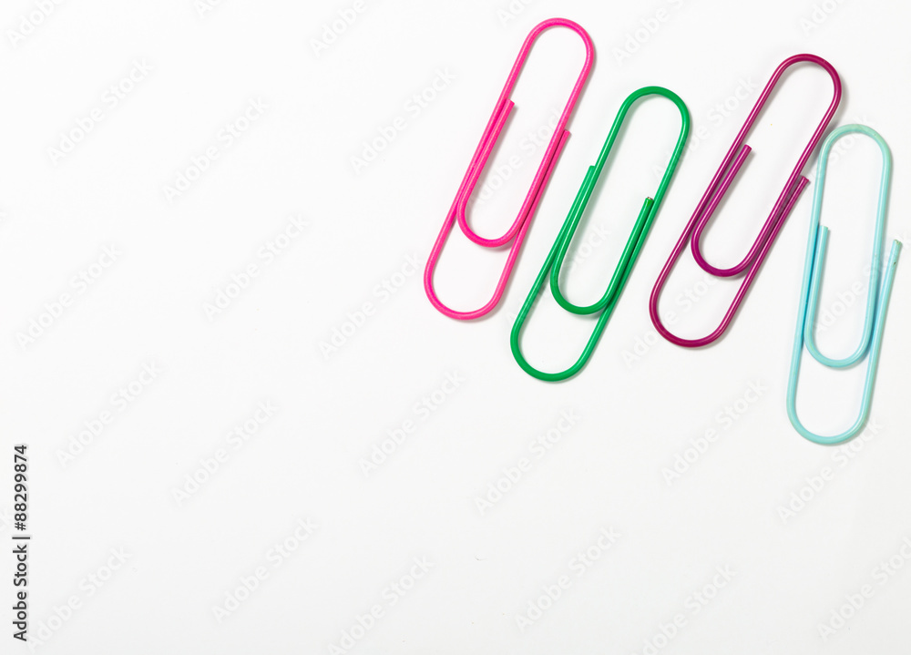 Obraz premium color clips isolated