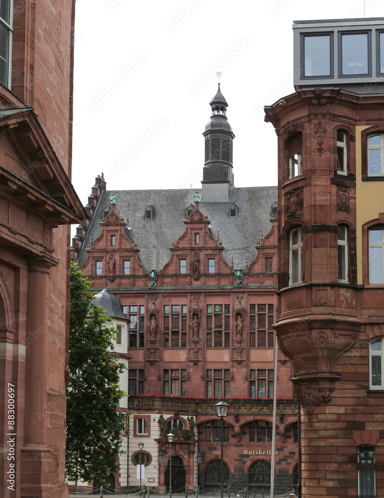 the architecture in frankfurt, germany