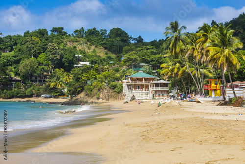 Beach of Castara,Tobago, Trinidad and Tobago