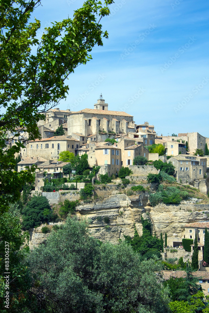 General view of the village of Gordes, Provence, France