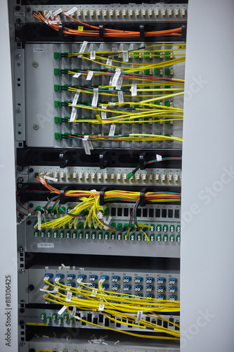 Network  modern server room