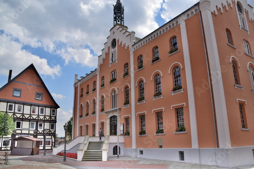 Das Rathaus von Hofgeismar in Nordhessen photo