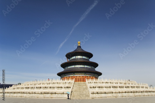 The Hall of Prayer for Good Harvests, The Temple of Heaven, Beijing, China photo