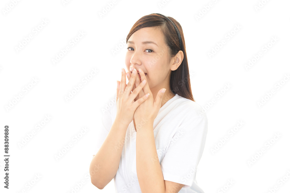 驚く女性 驚く女性