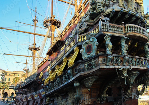 Galleon resting after so many battles