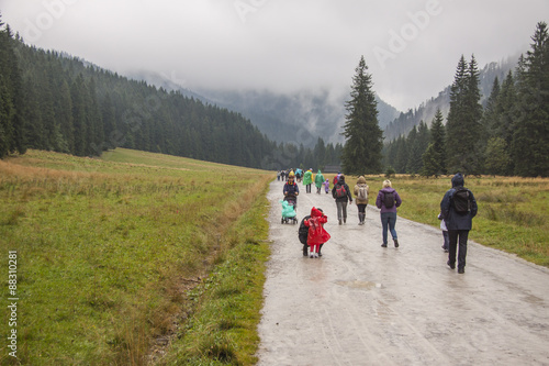 Obraz na płótnie Koscieliska valley - Poland. w salonie