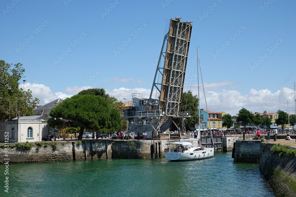 La Rochelle,pont levant du Gabut