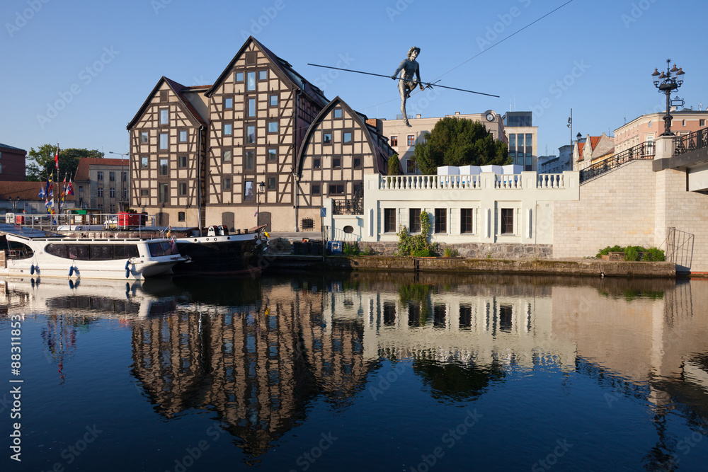Fototapeta premium Old Granaries in Bydgoszcz