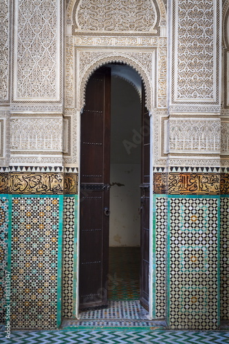 Bou Inania Medersa, Medina, Meknes, Meknes-Tafilalet, Morocco photo