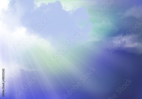 Blue sky during a sunny day