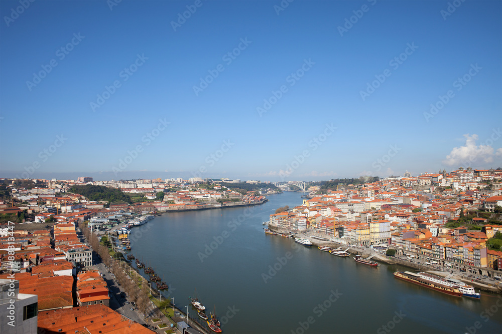 Cityscape of Porto and Vila Nova de Gaia