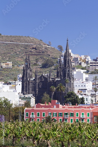 Cathedral Iglesia de San Juan de Bautista, Arucas, Gran Canaria, Canary Islands, Spain photo