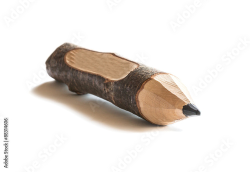 a pencil made of wood