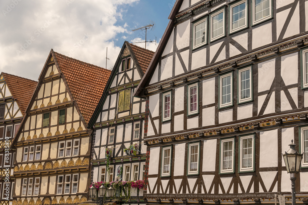 Fachwerkhauser in Hofgeismar in Nordhessen Fachwerkhauser in Hofgeismar in Nordhessen