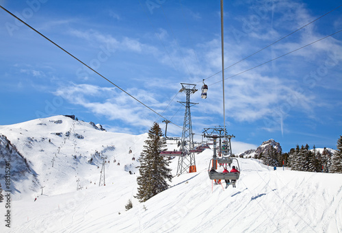 Winter in alps