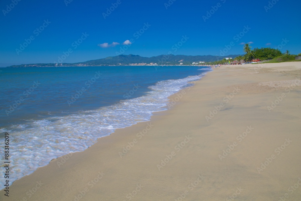 Beach scene, Nuevo Vallarta, Nayarit, Mexico Beach scene, Nuevo Vallarta, Nayarit, Mexico