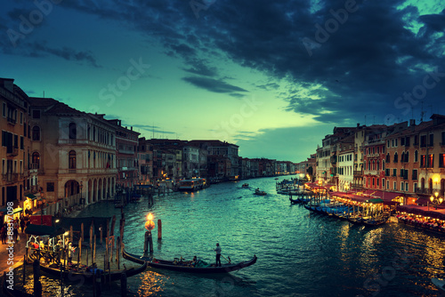 Grand Canal in sunset time, Venice, Italy © Iakov Kalinin