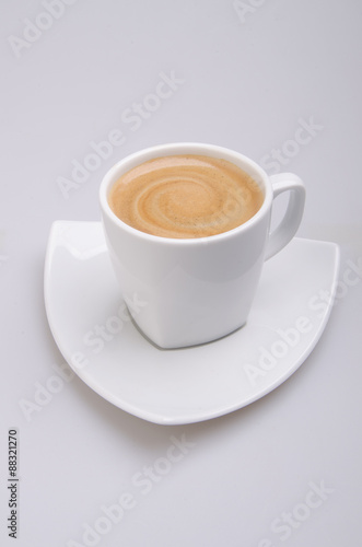 cup of coffee on background