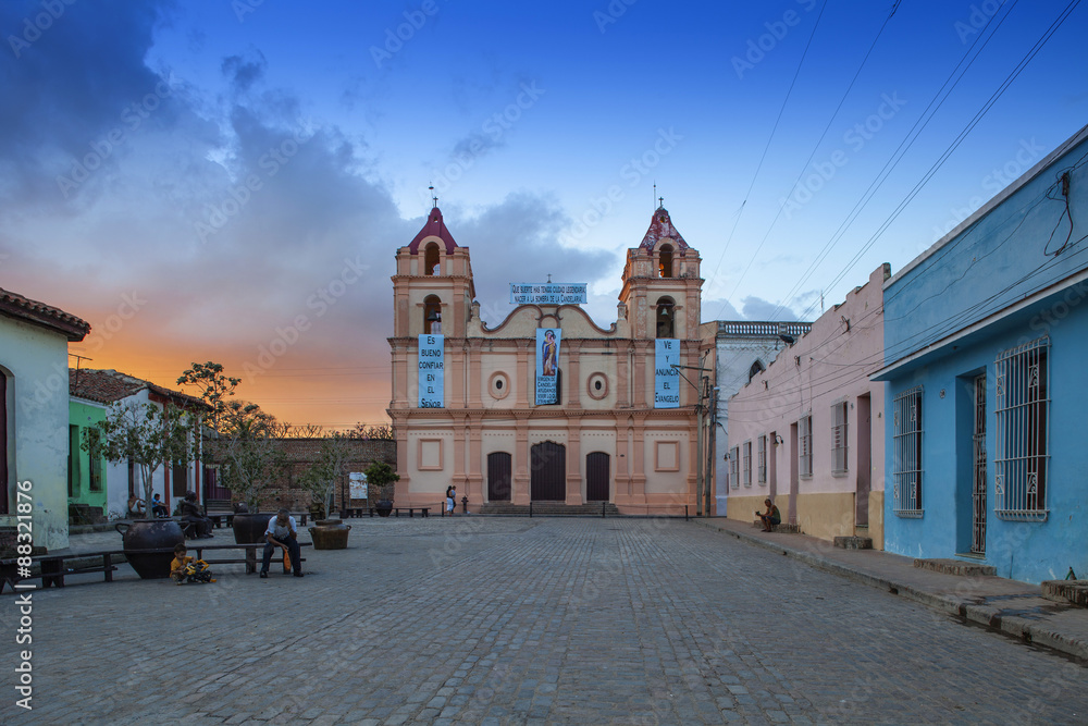 Iglesia de Nuestra Senora del Carmen, Plaza del Carmen, Camaguey, Camaguey  Province, Cuba Stock Photo | Adobe Stock