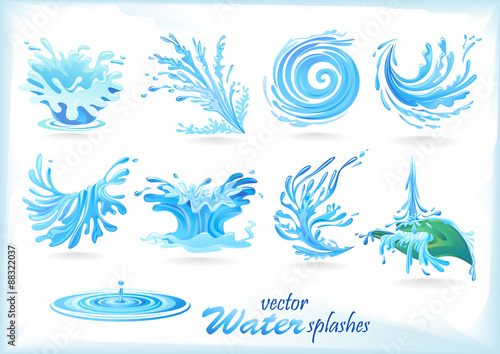 Water Splash Patterns