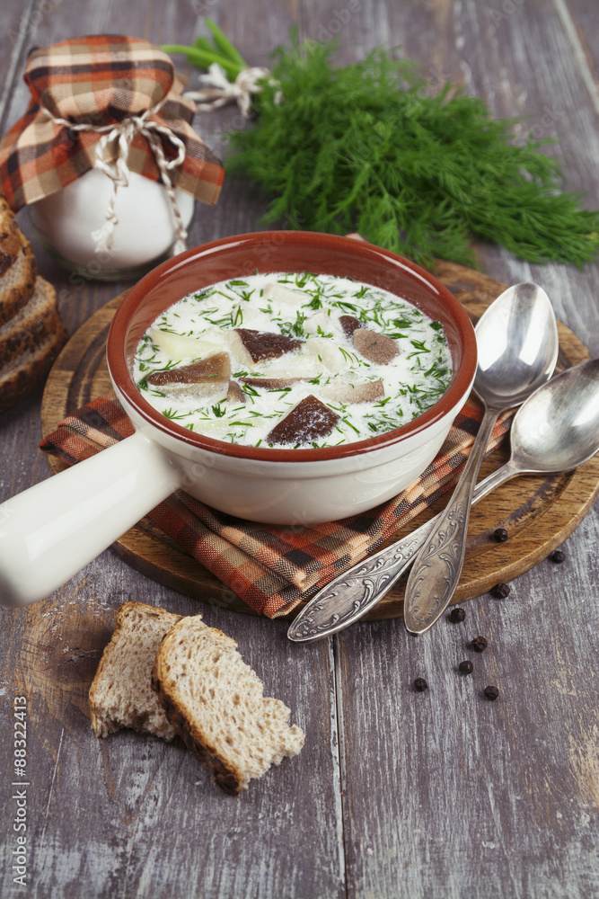 Mushroom soup Mushroom soup