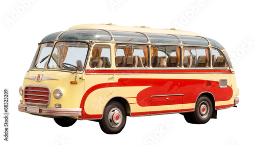 schöner alter oldtimer-bus