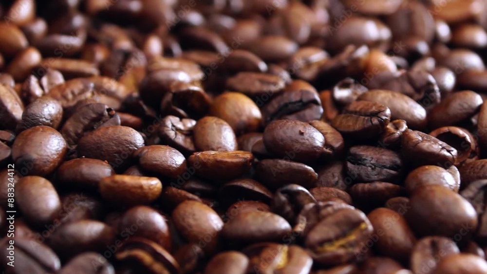 Fragrant fried coffee beans Fragrant fried coffee beans