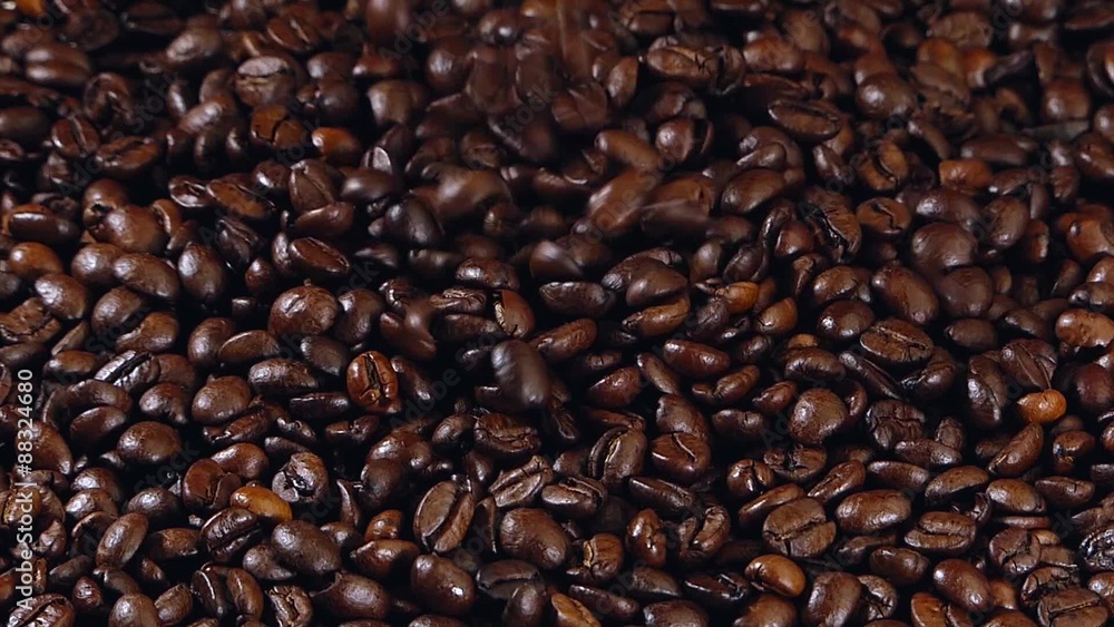 Fragrant fried coffee beans Fragrant fried coffee beans