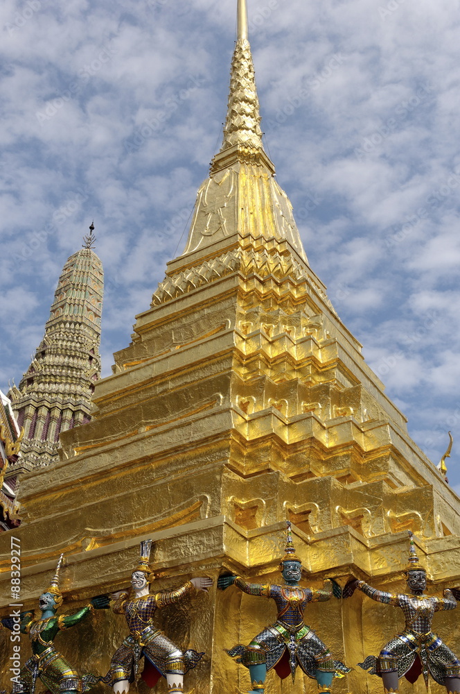 The Temple of the Emerald Buddha, Grand Palace, Bangkok The Temple of the Emerald Buddha, Grand Palace, Bangkok