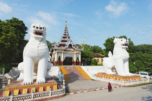 Chinthe lion guardians, Mandalay Hill #88329886
