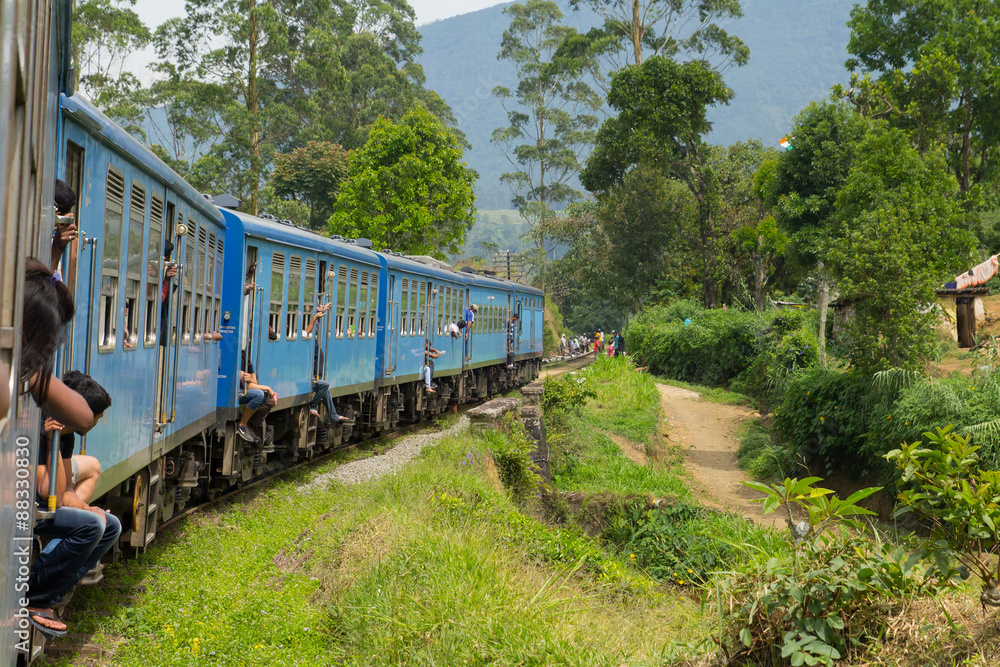 Fototapeta premium train in india