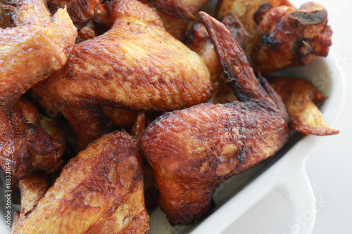 Homemade chicken wings photo