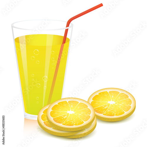 realistic fruit juice