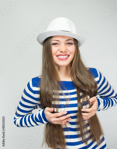 girl in the hat