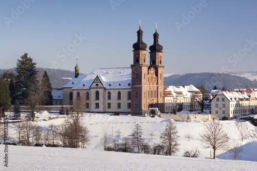 Abbey of St. Peter (Sankt Peter), Glottertal Valley, Black Forest, Baden-Wuerttemberg, Germany photo