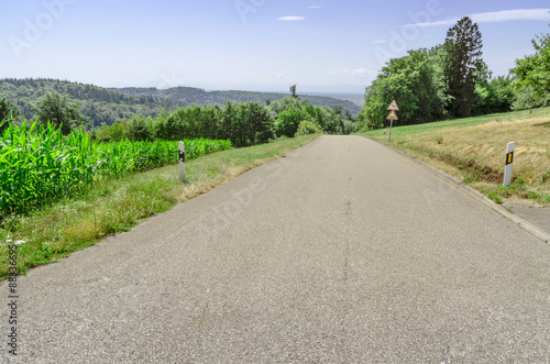 Rural roads in Germany.