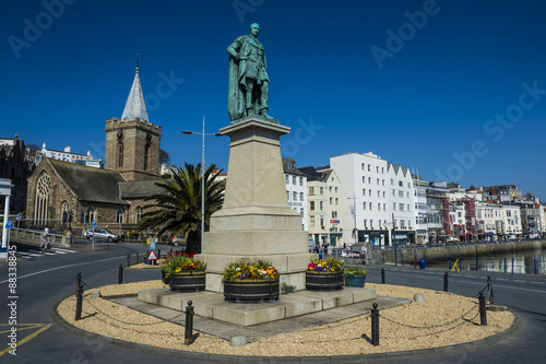 Prince Albert statue, Saint Peter Port, Guernsey, Channel Islands  photo