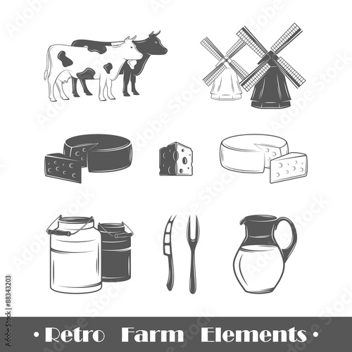 Retro farm elements