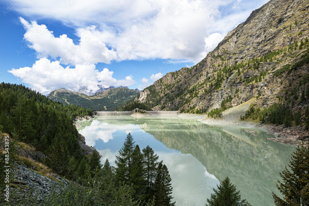 Obraz premium Diga alpina