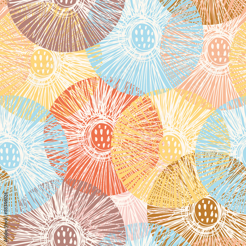 Stylish floral seamless pattern.