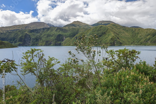 Cuicocha crater lake, Imbabura Province, Ecuador photo