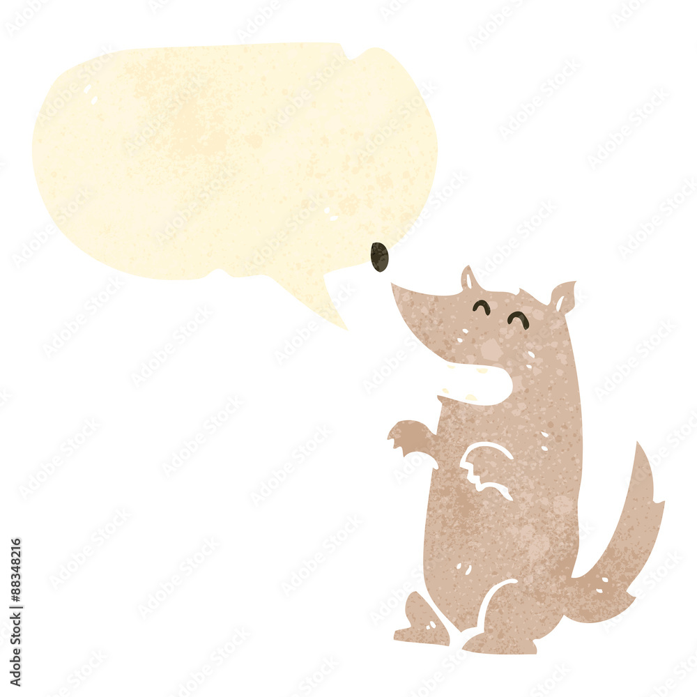retro cartoon wolf retro cartoon wolf