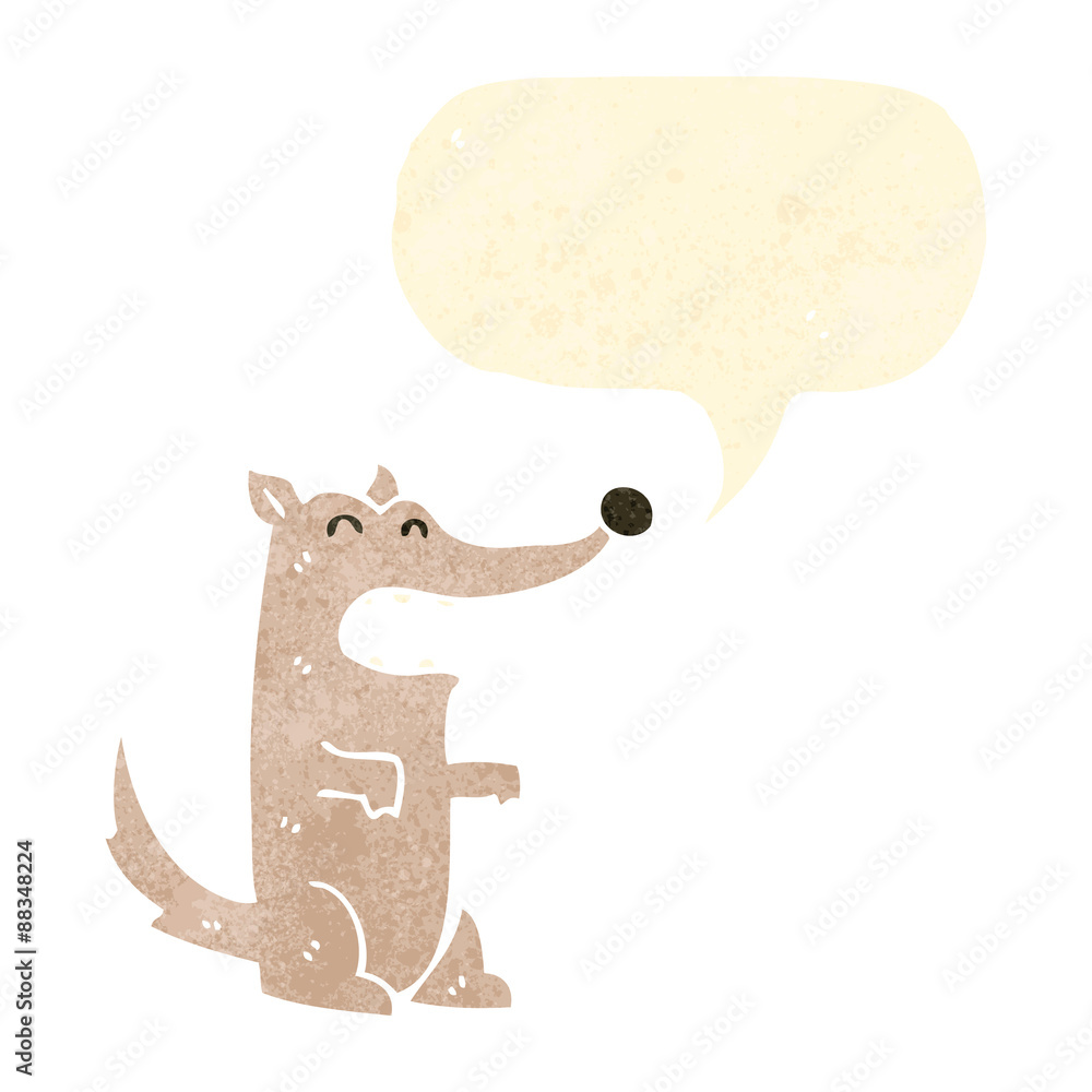 retro cartoon wolf retro cartoon wolf