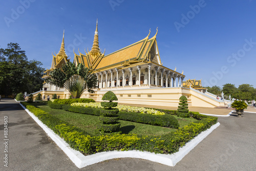 Throne Hall, Royal Palace, in the capital city of Phnom Penh, Cambodia #88349610