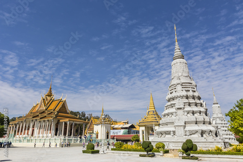 The Silver Pagoda (Wat Preah Keo) in the capital city of Phnom Penh, Cambodia #88349850