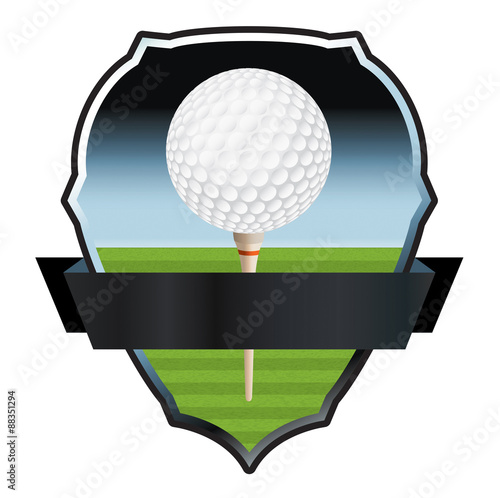 Golf Emblem Illustration