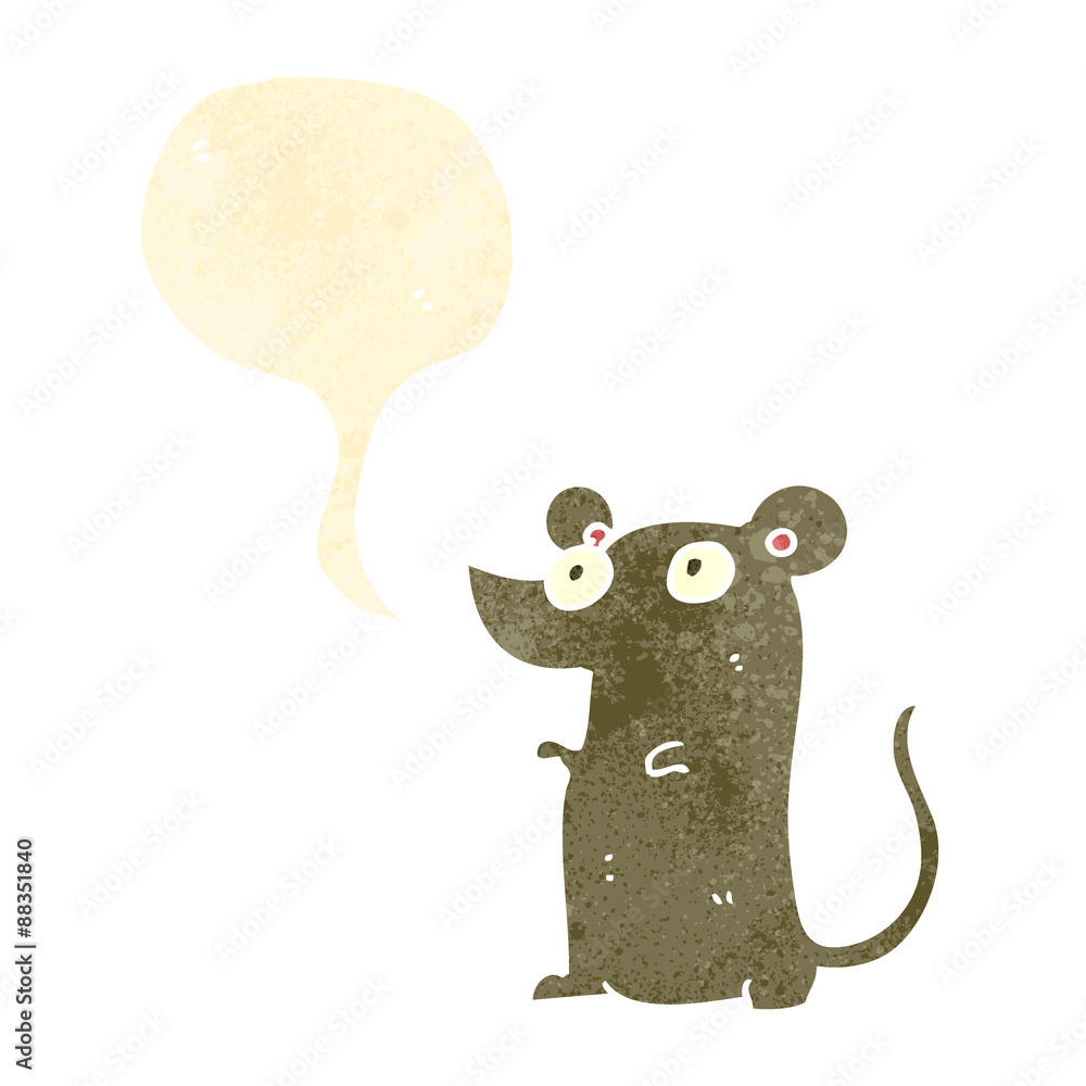 retro cartoon mouse squeaking retro cartoon mouse squeaking