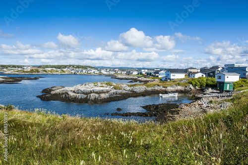 View over Port aux Basques, Newfoundland, Canada