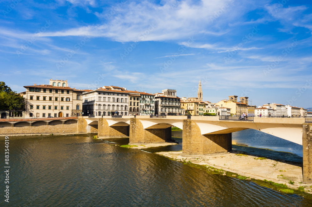 Ponte alla Carraia over the Arno River, Florence, Tuscany Ponte alla Carraia over the Arno River, Florence, Tuscany