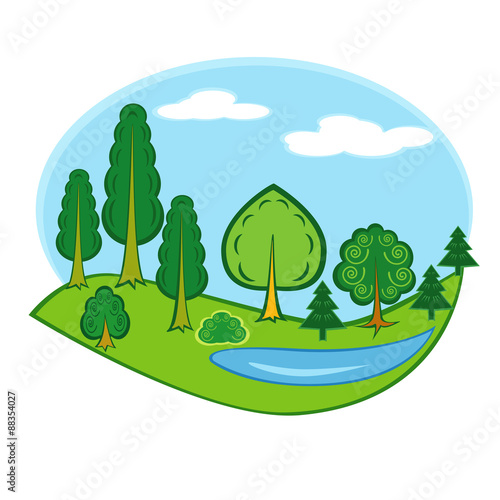 Decorative landscape
